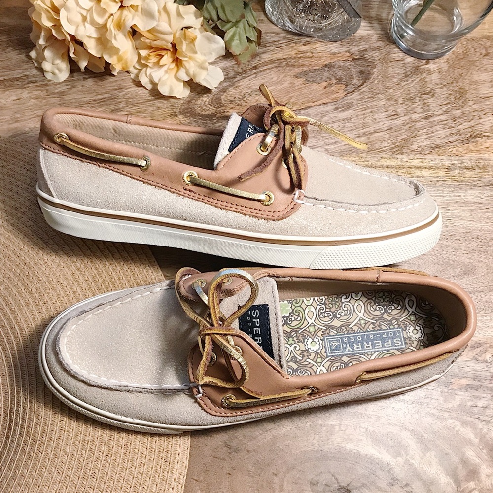 Sperry Tan Boat Shoes